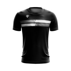 REF: 632 - Camisa Casual Masculina preta duas barras - ONZA