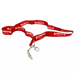 Chaveiro Cordão Lanyard Vermelho Elements Red - 71... - Orange House Brasil