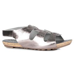 Rasteira Beatrice Velcro Inox - 013840 A - ORCADE