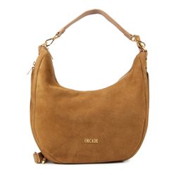 Hobo Bag Orcade Camurça Caramelo Claro - OC0855 D - ORCADE