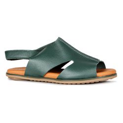 Sandália Comfy Roma Velcro Musgo - 085206 D - ORCADE