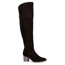 Bota Simona Cano Longo Camurça Preta - 039596 C - ORCADE