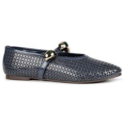 Sapatilha Ballet Flat Paris Verniz Marinho - 0944... - ORCADE
