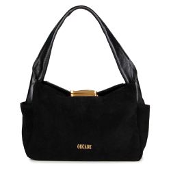 Bolsa Hobo Orcade Camurça Preta - OC0799 G - ORCADE