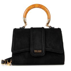 Bolsa Orcade Camurça Preta - OC0803 C - ORCADE