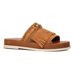 Sandália Firenze Orcade Franjas Caramelo - 011605 ... - ORCADE