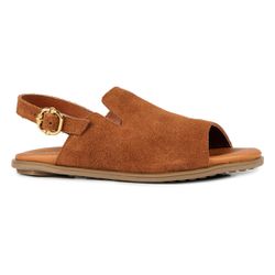 Rasteira Comfy Roma Orcade Camurça Caramelo - 0852... - ORCADE