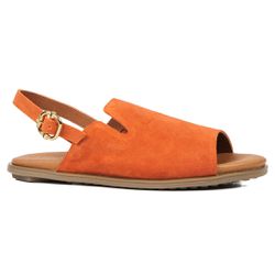 Rasteira Comfy Roma Orcade Camurça Laranja - 08521... - ORCADE