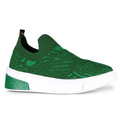 Tênis Carmela Orcade Knit Desenhado Verde - 73106 ... - ORCADE