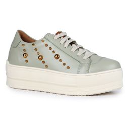 Tênis Taylor Orcade Plataforma Studs Pistachio - 7... - ORCADE