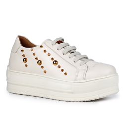 Tênis Taylor Orcade Plataforma Studs Osso - 76113 ... - ORCADE