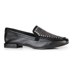 Mocassim Loafer Rebecca Orcade Hot Fix Preto - 991... - ORCADE