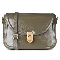 Bolsa Satchel Orcade Verniz Militar - OC0661 B - ORCADE