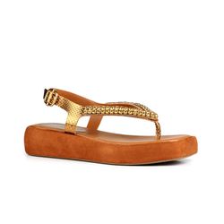 Flatform Greta Orcade Pedraria Bronze - 92101 A - ORCADE