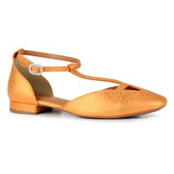 Mary Jane Dorothy Orcade Baby Metal Laranja - 7512... - ORCADE