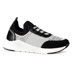 Tênis Jogging Tulum Orcade Tricô P&b - 77102 A... - ORCADE