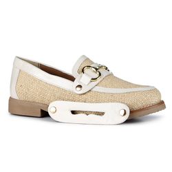 Mocassim Loafer Vittoria Orcade Ráfia Natural - 84... - ORCADE