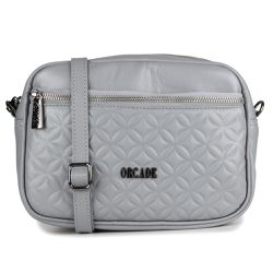 Bolsa Orcade Couro Zíper Frontal Ice Blue - OC0588... - ORCADE