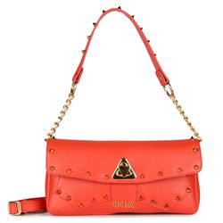 Bolsa Orcade Geométrica Couro Dark Orange - OC0732... - ORCADE