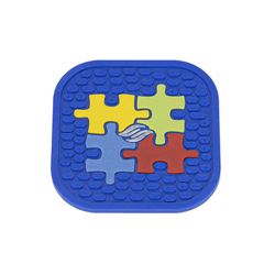 Porta Copo Símbolo Autismo Orthocalce Azul - PCAZU... - Orthocalce Baby & Kids