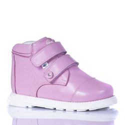 Botinha Neurofuncional cano alto 2 velcros em cour... - Orthocalce Baby & Kids