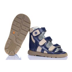 Sandália Neuro funcional cano alto 3 velcros em co... - Orthocalce Baby & Kids