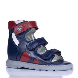Sandália Neurofuncional ortopédica STILO Azul mari... - Orthocalce Baby & Kids