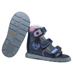 Sandália Neurofuncional STITCH cano alto 3 velcros... - Orthocalce Baby & Kids
