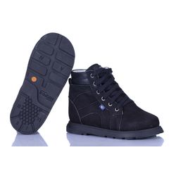 Outlet Botinha cano alto em couro nobuck preto - P... - Orthocalce Baby & Kids