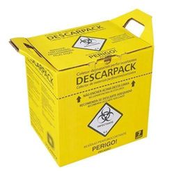 Coletor Perfuro Cortante 7 Litros - Descarpack - Ortopedia São Lucas | Produtos médicos e ortopédicos