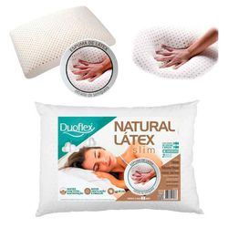 Travesseiro Natural Latex Slim - Duoflex - Ortopedia São Lucas | Produtos médicos e ortopédicos