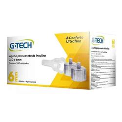 Gtech - Agulha p/ Caneta Insulina 6mm 31g c/100 un - Ortopedia São Lucas | Produtos médicos e ortopédicos