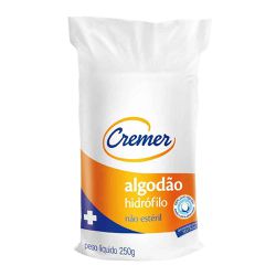 Cremer - Algodão Hidrófilo em Rolo - 250 g - Ortopedia São Lucas | Produtos médicos e ortopédicos
