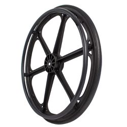 Jaguaribe - Roda Aro 24 Nylon Pneu Macio Preto e Bucha - Ortopedia São Lucas | Produtos médicos e ortopédicos