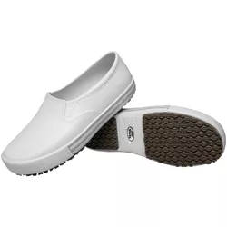 Soft Works - Tênis De E.V.A C/ Solado Antiderrapante Branco Listra Vermelho BB80 | CA - 37212 - Ortopedia São Lucas | Produtos médicos e ortopédicos