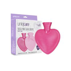 Uniqcare - Bolsa Para Água Quente Heart Shape 950ml - Ortopedia São Lucas | Produtos médicos e ortopédicos