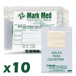 Bolsa Para Colostomia 50mm Com 10un Mark Med - Ortopedia São Lucas | Produtos médicos e ortopédicos