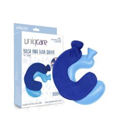 Uniqcare - Bolsa Para Água Quente U Shape Com Capa 1 Litro - Ortopedia São Lucas | Produtos médicos e ortopédicos