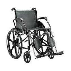 Jaguaribe - Cadeira De Rodas 1016 45cm - 100 kg - Ortopedia São Lucas | Produtos médicos e ortopédicos