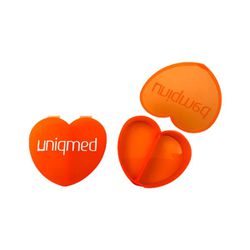 Uniqmed - Porta Comprimidos Coração - Ortopedia São Lucas | Produtos médicos e ortopédicos