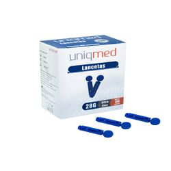 Uniqmed - Lancetas Ultra Fina 28g - Ortopedia São Lucas | Produtos médicos e ortopédicos