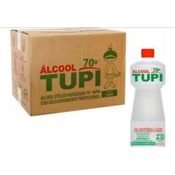 Alcool 70° Líquido 1 Litro Caixa c/ 12un - Tupi - Ortopedia São Lucas | Produtos médicos e ortopédicos