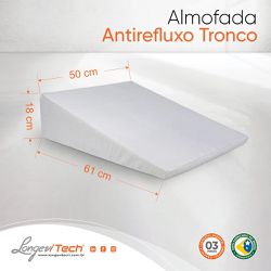 LONGEVITECH - ALMOFADA ANTIRREFLUXO TRONCO - Ortopedia São Lucas | Produtos médicos e ortopédicos