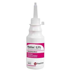 Riohex - Clorexidina 0,5% Solução Alcoólica 100ml - Ortopedia São Lucas | Produtos médicos e ortopédicos