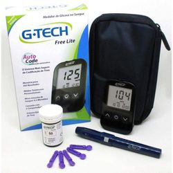 Kit Medidor de Glicose Free Lite G-Tech - Ortopedia São Lucas | Produtos médicos e ortopédicos