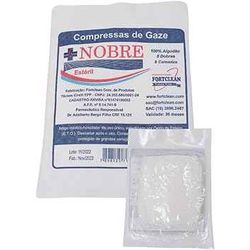 Fortclean - Compressa Gaze Ésteril 13 fios - 5un Nobre - Ortopedia São Lucas | Produtos médicos e ortopédicos
