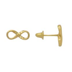 Brinco Infinito em Ouro 18k - OV/BR12325-2 - Ouro Vale Joias