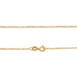 Corrente Portuguesa em Ouro 18K - 50cm - CO10396.5... - Ouro Vale Joias