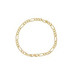 Pulseira Groumet 3x1 em Ouro 18K - 21cm - OV/PUL16... - Ouro Vale Joias