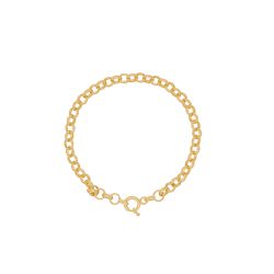 Pulseira Portuguesa em Ouro 18K - OV/PUL14587-2 - Ouro Vale Joias